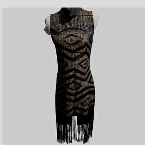 Manaola Black Label Fitted Fringe Dress - New York Fashion Week!